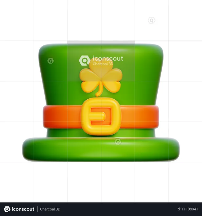 Saint Patrick Hat  3D Icon