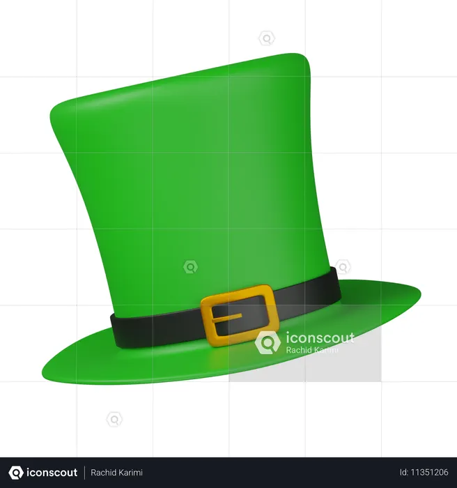 Saint Patrick Hat  3D Icon