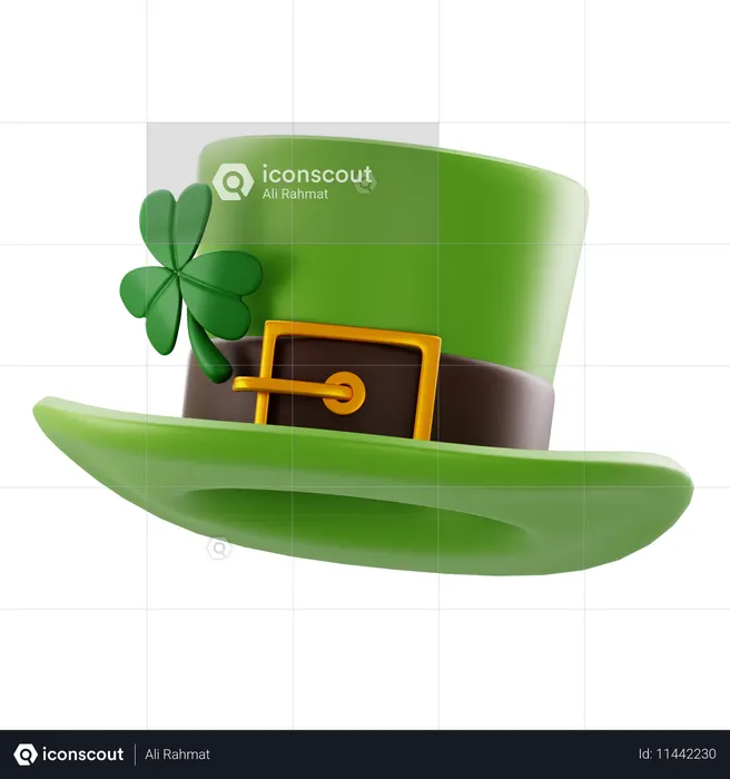 Saint Patrick Hat  3D Icon