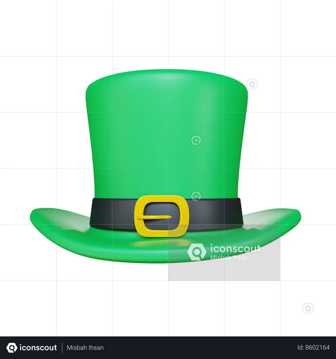 Saint Patricks Day Hat  3D Icon