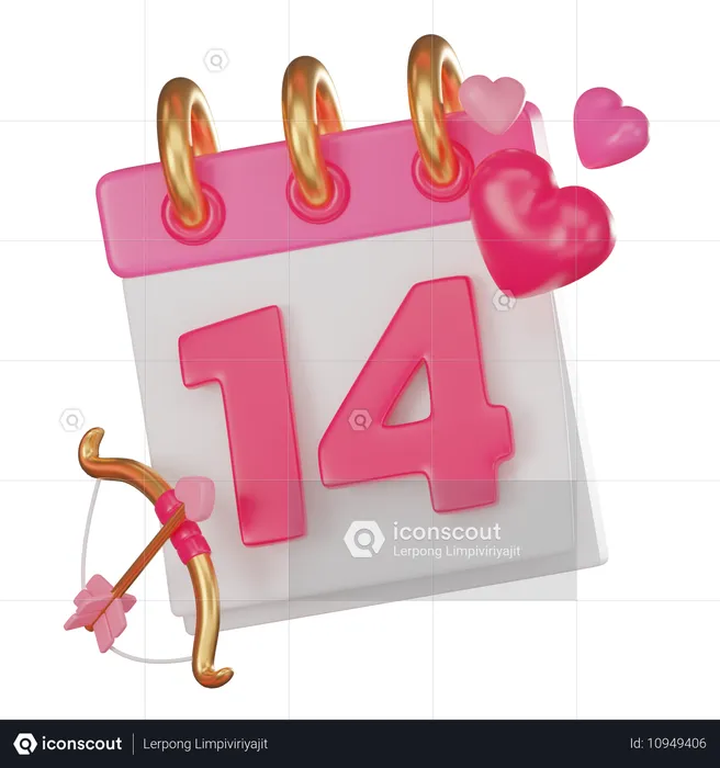 Saint Valentin  3D Icon