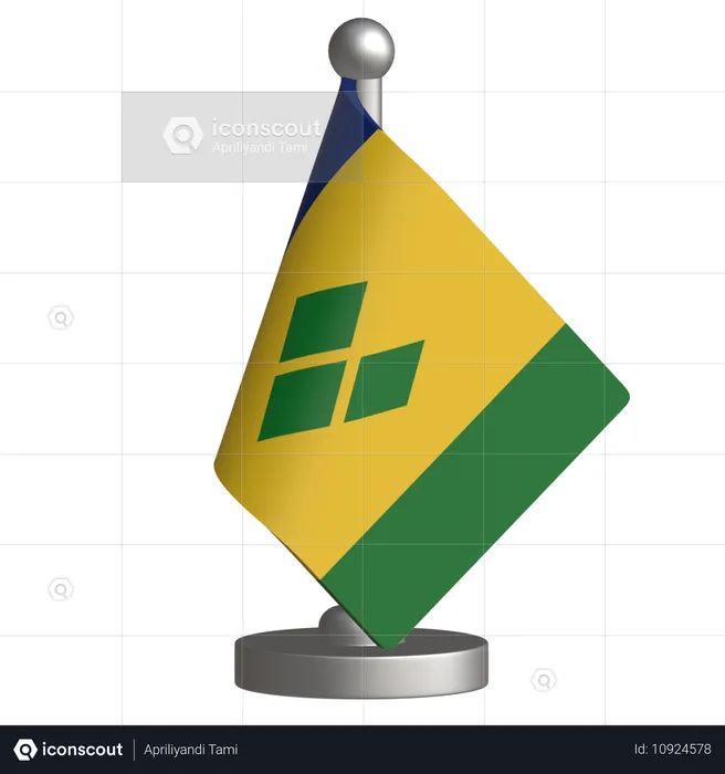 Saint Vincent and the Grenadines  3D Icon