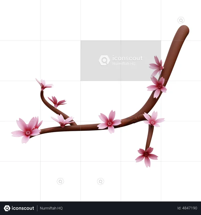 Sakura  3D Icon