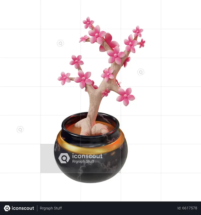 Sakura  3D Icon