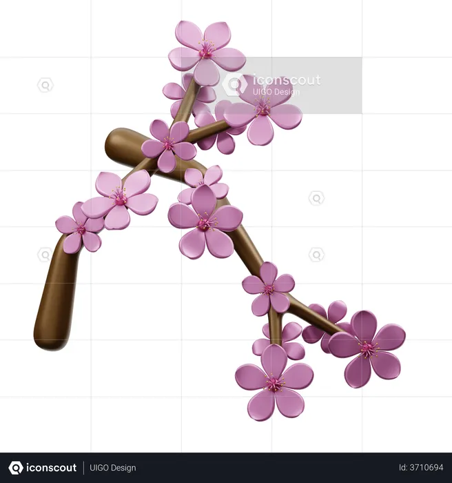 Sakura  3D Illustration