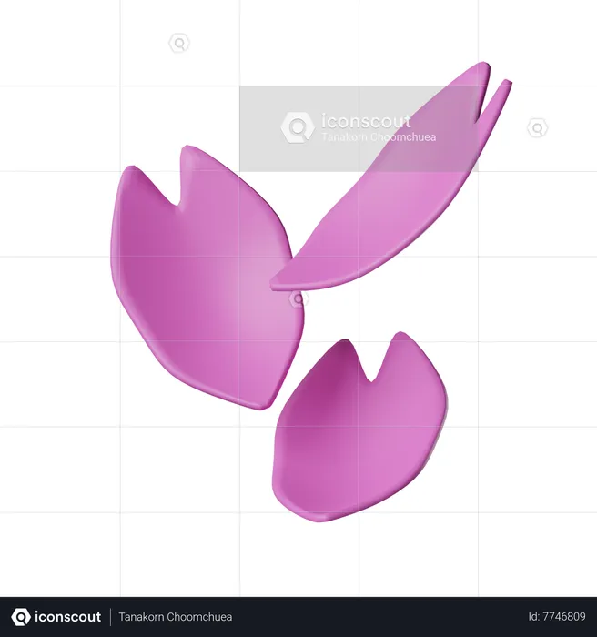 Sakura  3D Icon