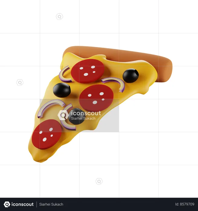 Salami  3D Icon