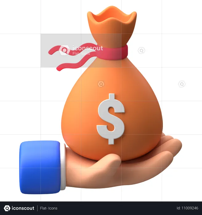 Salario  3D Icon