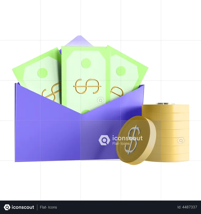 Salario  3D Illustration