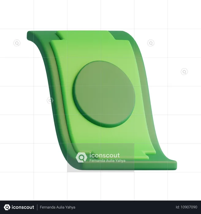 Dinero del salario  3D Icon