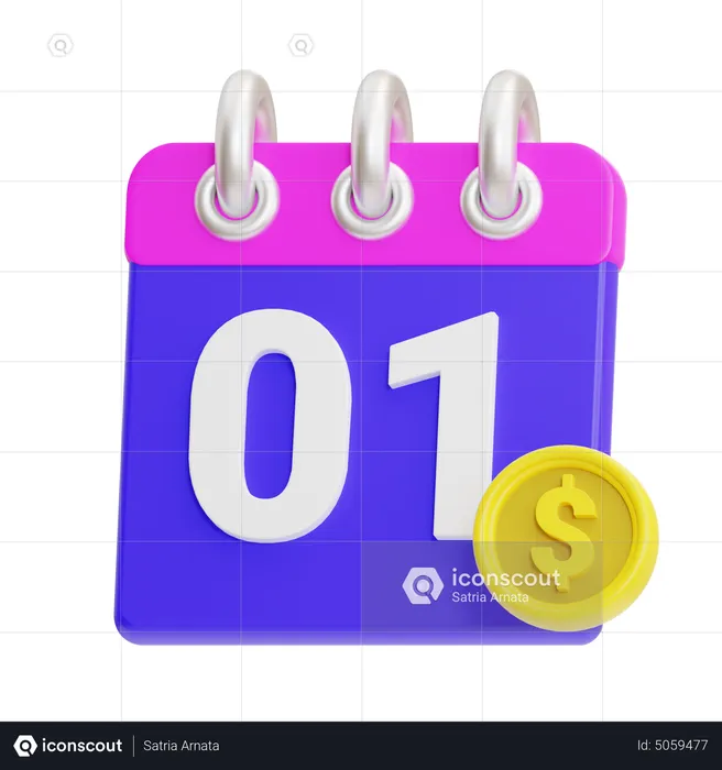 Salary Day  3D Icon