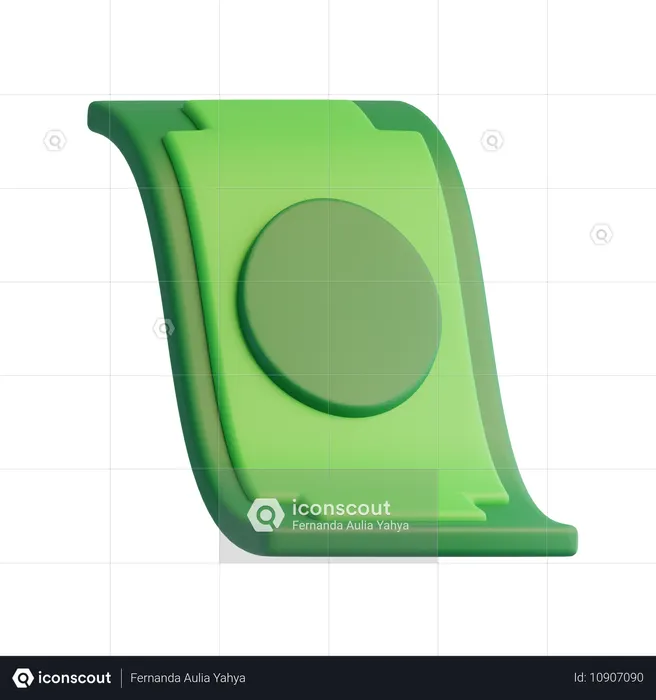 Salary Money  3D Icon