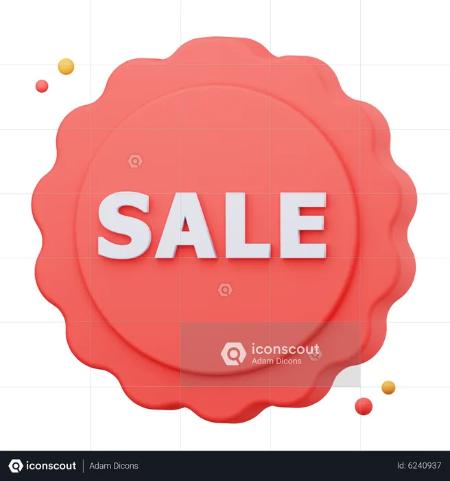 Sale  3D Icon