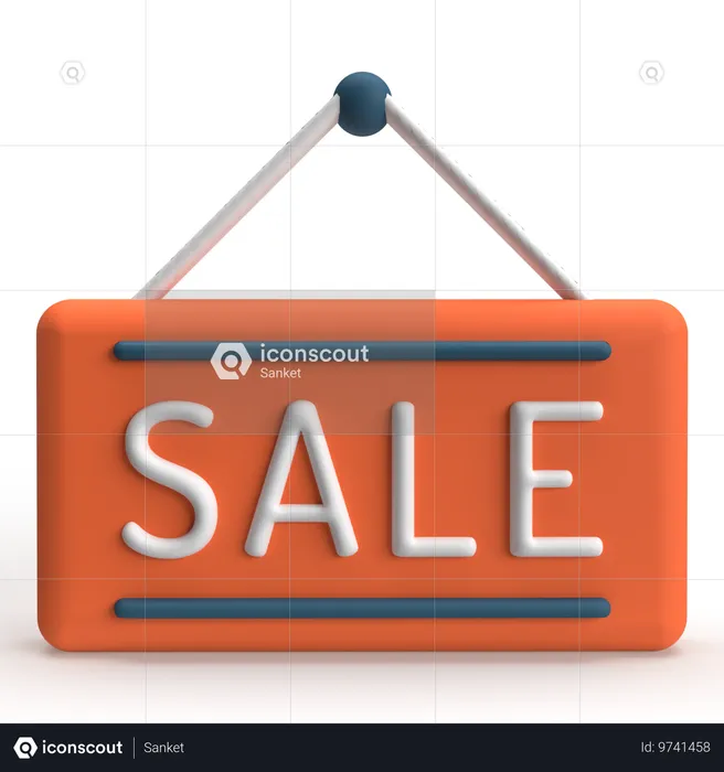 Sale  3D Icon