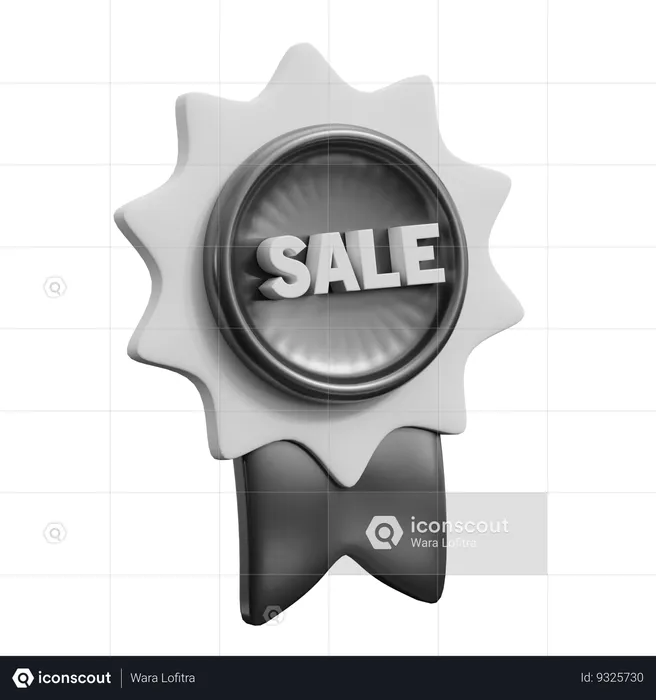 Sale Badge  3D Icon