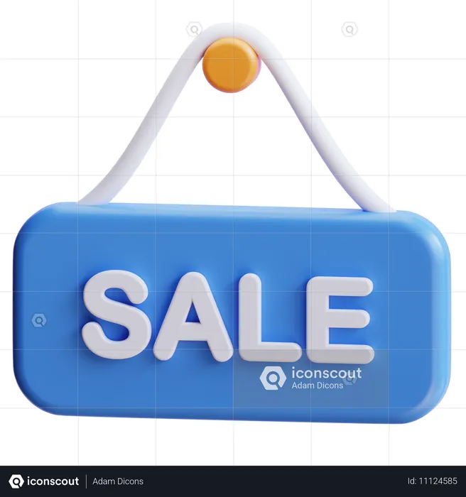 Sale board  3D Icon