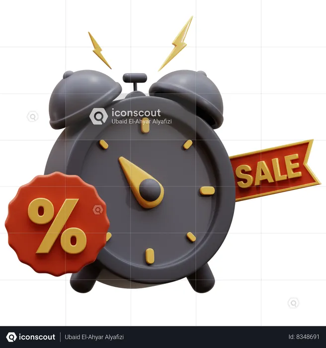 Sale Deadline  3D Icon