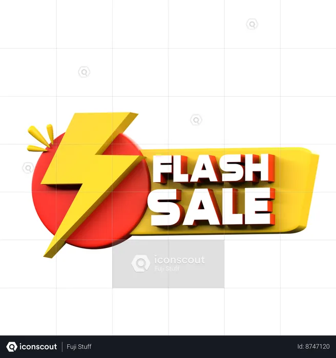 Sale discount  3D Icon