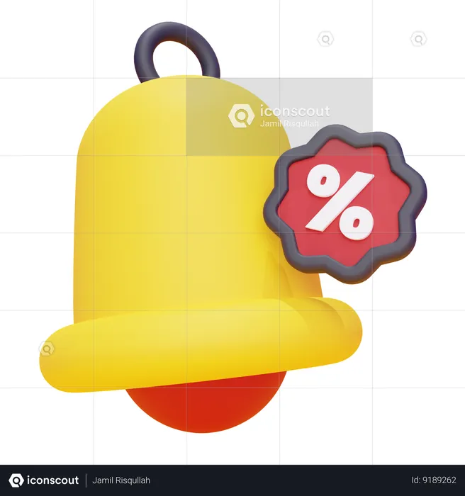 Sale Notification  3D Icon