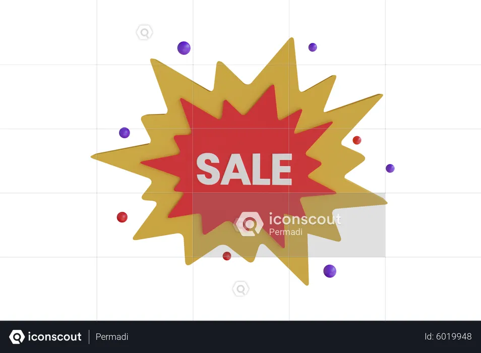 Sale offer  3D Icon