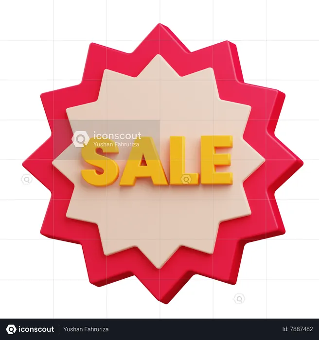 Sale Product  3D Icon