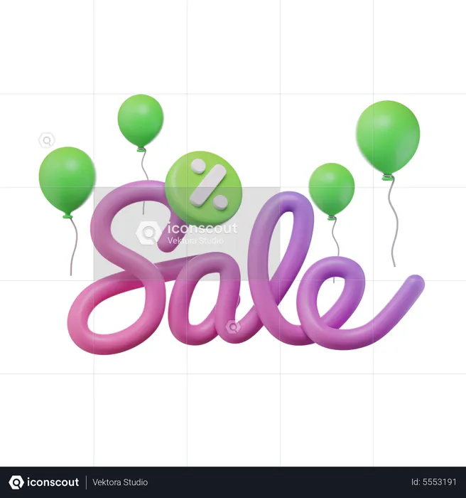 Sale Promotion  3D Icon