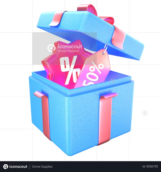 Sale Shopping  3D Icon