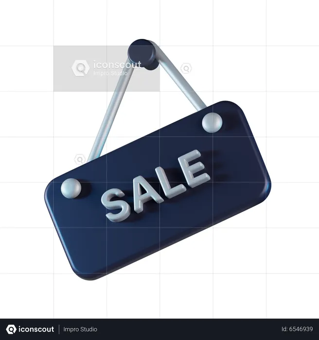 Sale sign  3D Icon