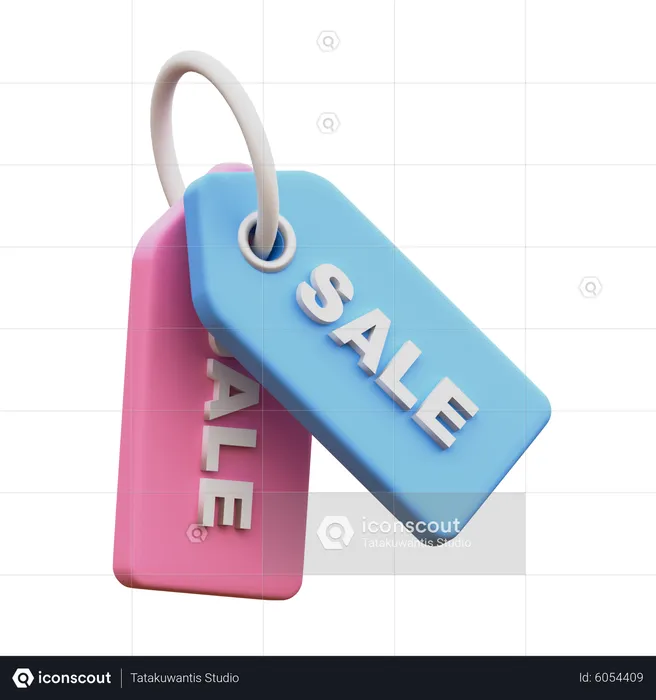 Sale Tags  3D Icon