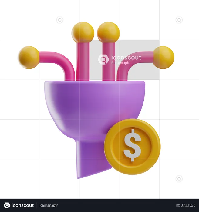 Sales  3D Icon