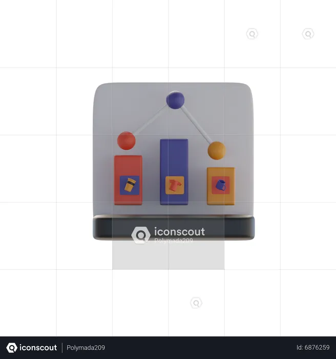 Sales Analysis  3D Icon