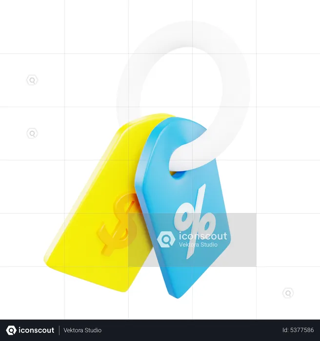 Sales Discount  3D Icon