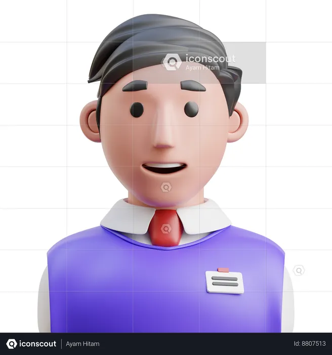 Salesman  3D Icon