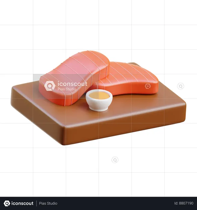Salmon  3D Icon