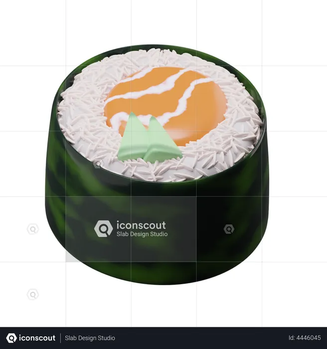 Salmon Caviar  3D Illustration