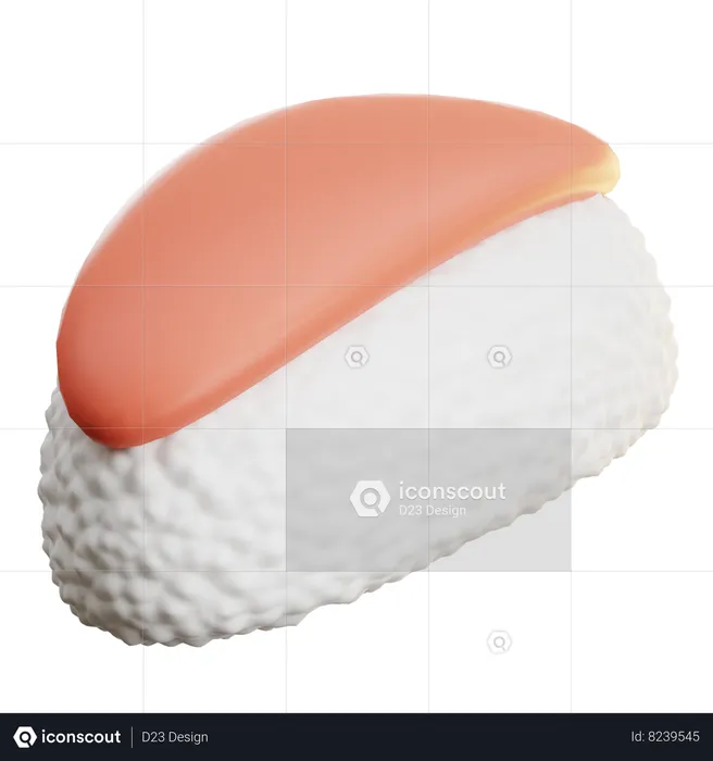 Salmon Nigiri  3D Icon