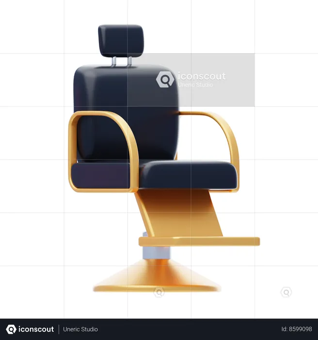 Salon Chair  3D Icon