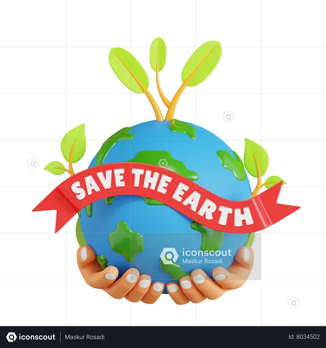 Salve a Terra  3D Icon