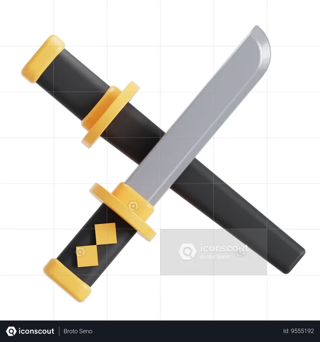 Samurai  3D Icon