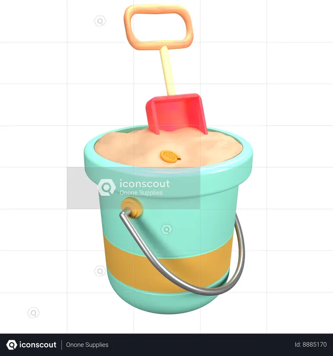 Sand Basket  3D Icon