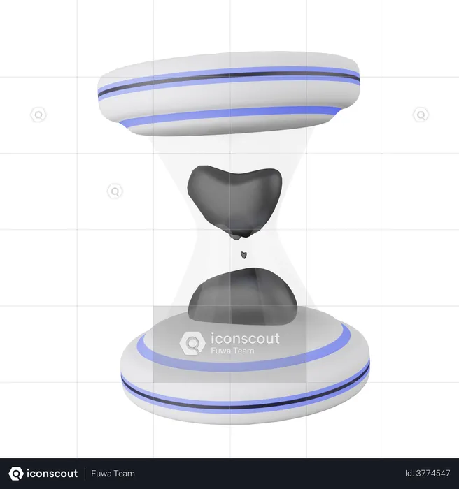 Sand Clock  3D Illustration