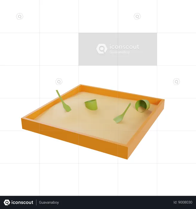 Sand Play  3D Icon
