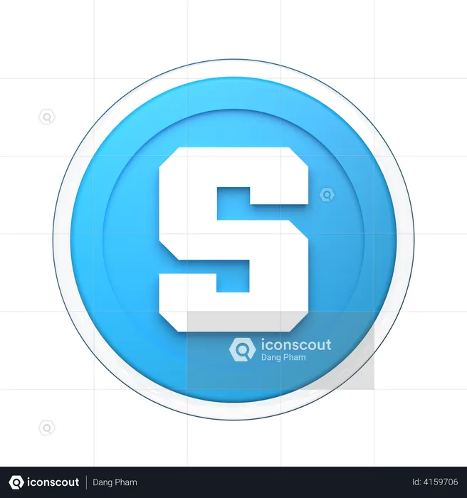 SAND Symbol  3D Illustration