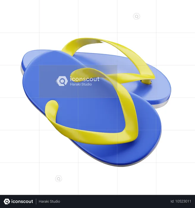 Sandalen  3D Icon