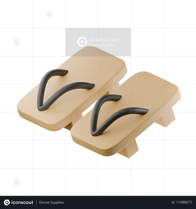 Sandalen  3D Icon