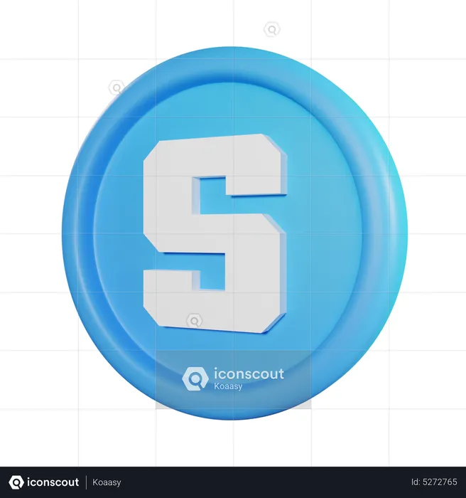 Moneda de caja de arena  3D Icon