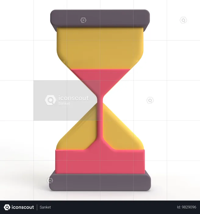 Sanduhr  3D Icon