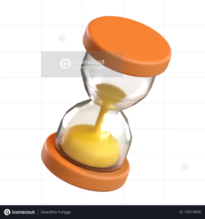 Sanduhr  3D Icon