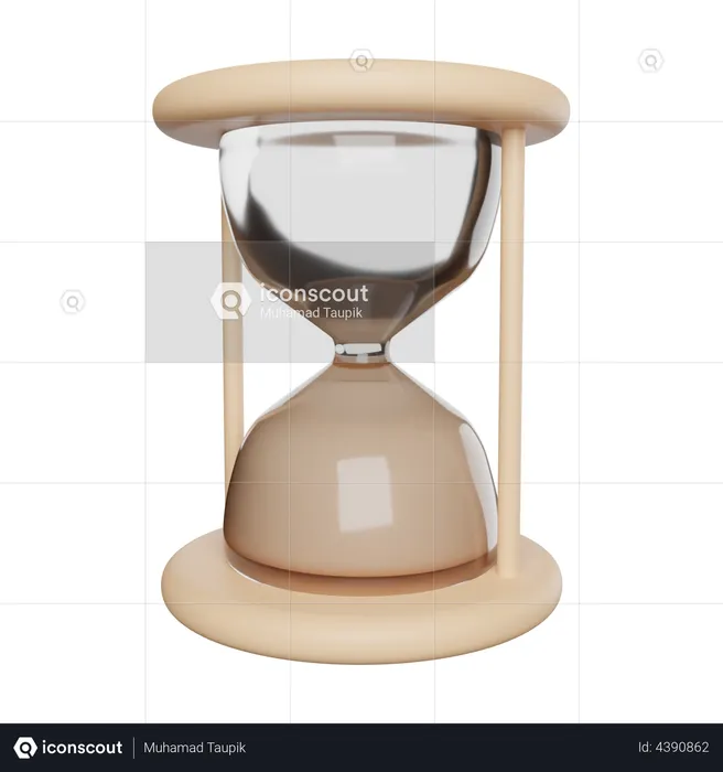 Sanduhr  3D Illustration