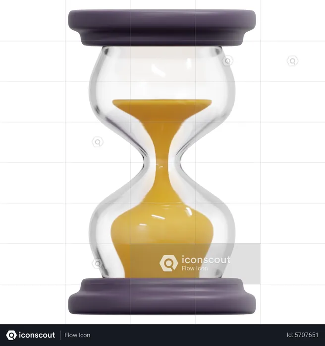 Sanduhr  3D Icon